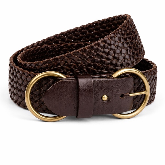 J. Crew Brown Woven Leather Belt - Picture 12 of 13
